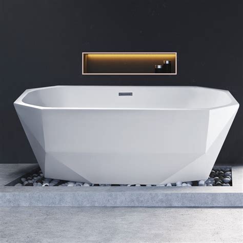 Each bathtub comes equipped with a stainless frame at the base of the bathtub. . Streamline bathtubs